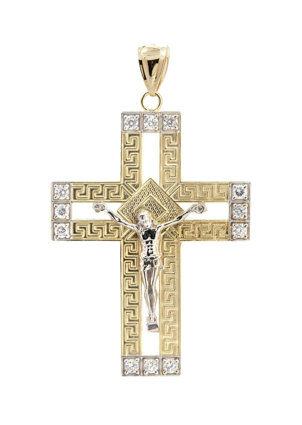 10K Gold Cross / Crucifix Pendant | 9.2 Grams