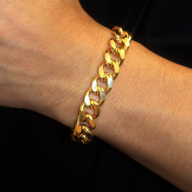 Gold Plated Curb Bracelet