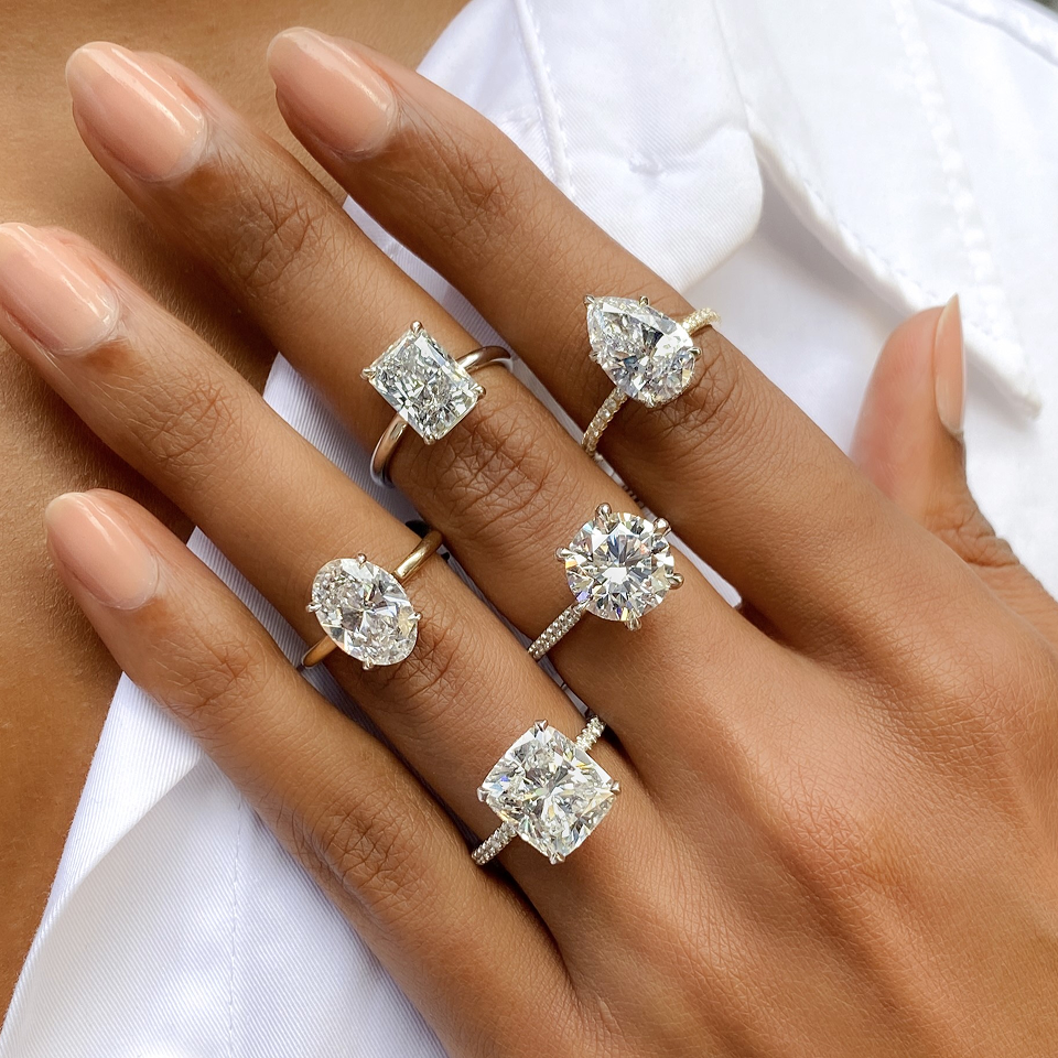 Custom engagement rings