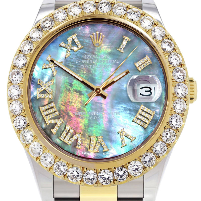 Rolex Datejust II Watch | 41 MM | 18K Yellow Gold & Stainless Steel | Abalone Mother Of Pearl Dial | Oyster Band
