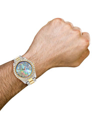 Rolex Datejust II Watch | 41 MM | 18K Yellow Gold & Stainless Steel | Abalone Mother Of Pearl Dial | Oyster Band