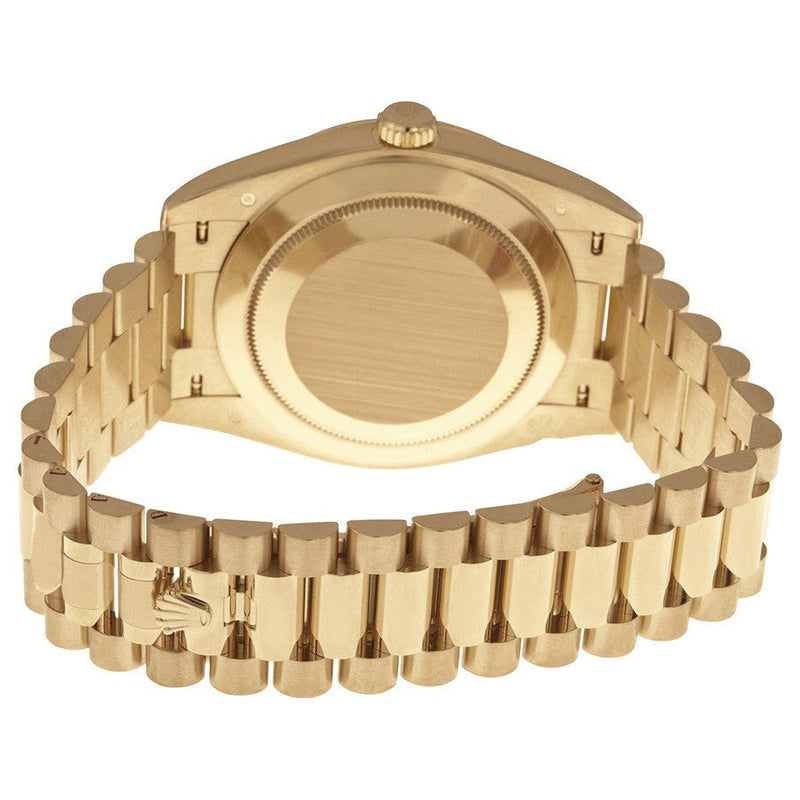 Rolex Day Date 40 Presidential Champagne Diagonal Motif Dial- Index Hour Markers With 4 Carats Of Diamonds