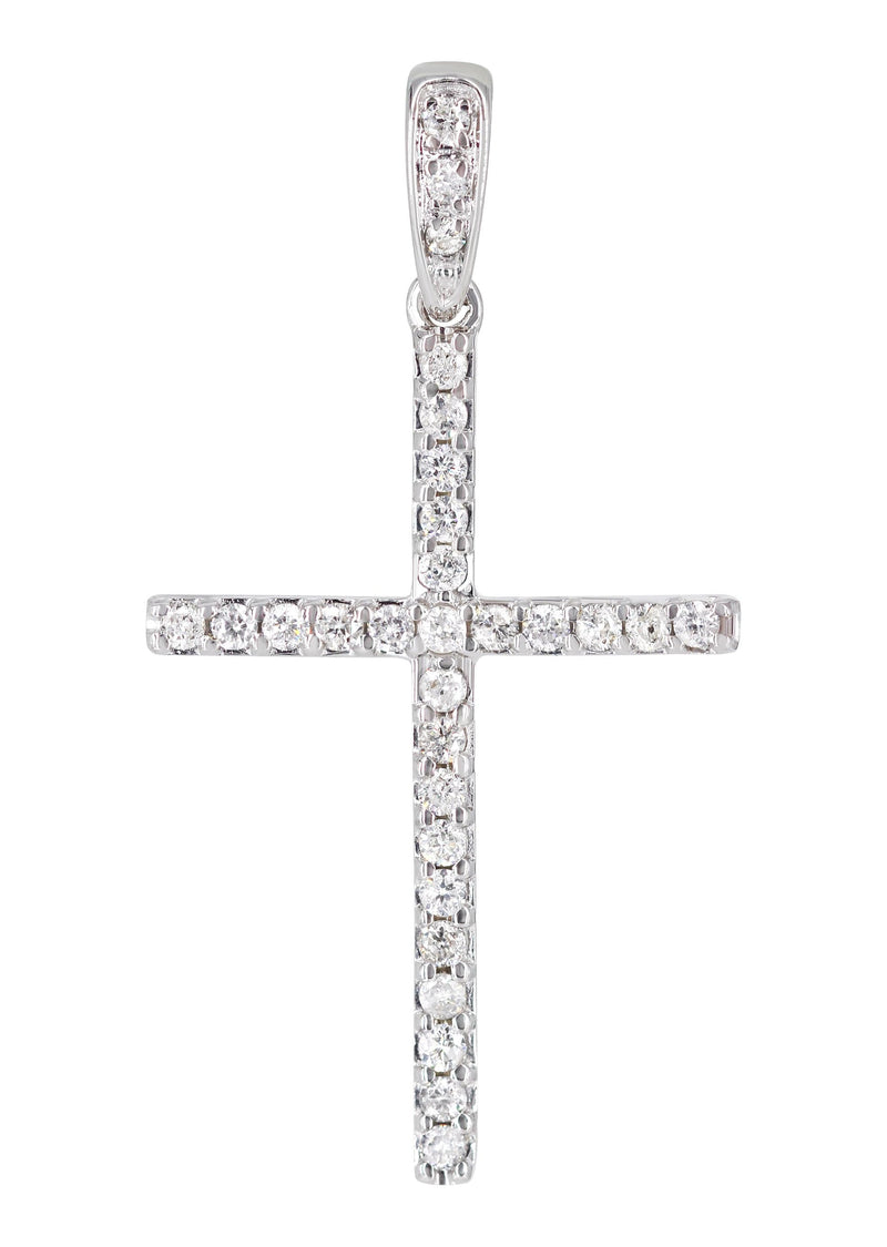 Diamond Cross Pendant | 1.10 Grams | 0.23 Carats