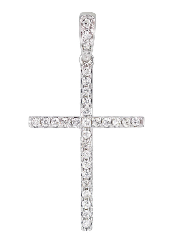 Diamond Cross Pendant | 1.10 Grams | 0.23 Carats