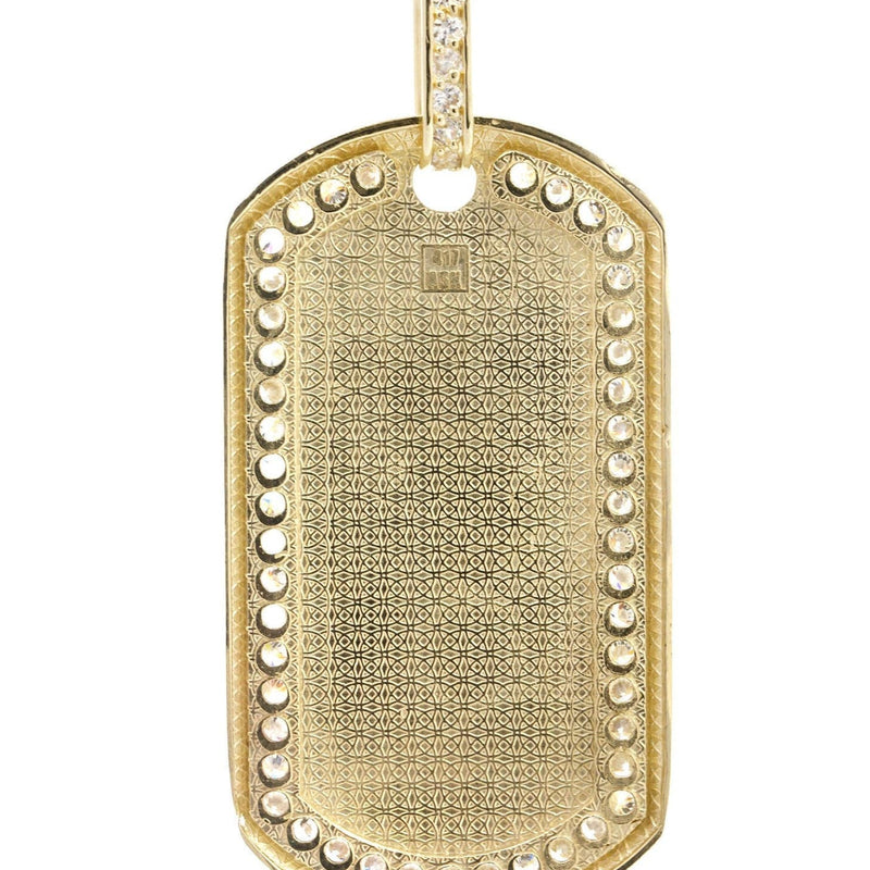 Dogtag  10K Gold Pendant | 18.4 Grams
