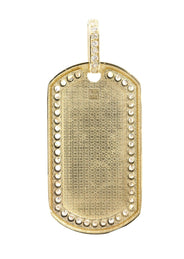 Dogtag  10K Gold Pendant | 18.4 Grams
