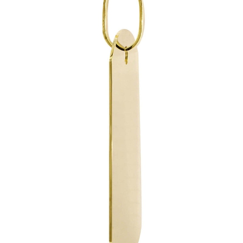 Dogtag   10K Gold Pendant | 20 Grams