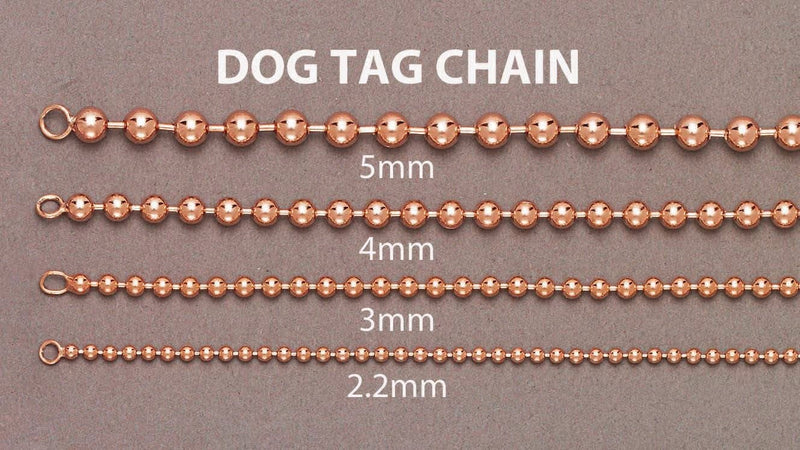14K Rose Gold Bracelet Dog Tag Women