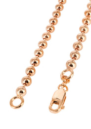 Womens 14K Rose Gold Chain - Dog Tag Chain
