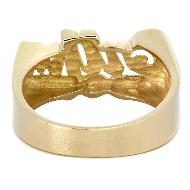 14K Script Gold Name Ring | Appx. 5.6 Grams