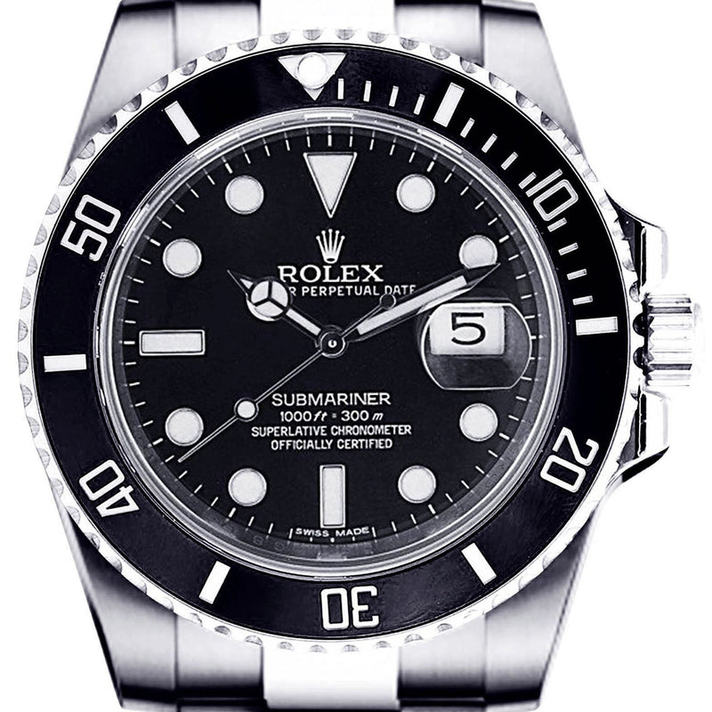 ROLEX SUBMARINER DATE 40 | STEEL WATCH | OYSTER BAND | CERAMIC BLACK BEZEL