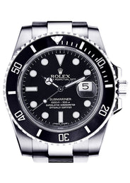 ROLEX SUBMARINER DATE 40 | STEEL WATCH | OYSTER BAND | CERAMIC BLACK BEZEL