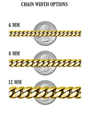 Gold Plated Mens Figaro Chain