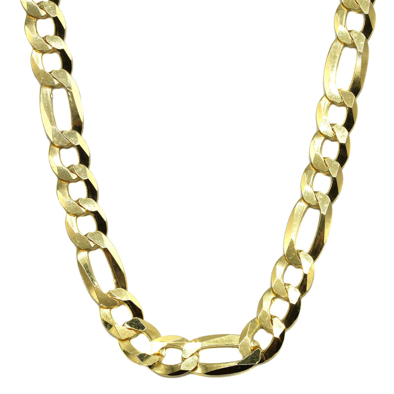 Silver Chain - Mens Gold Chain / Figaro Chain