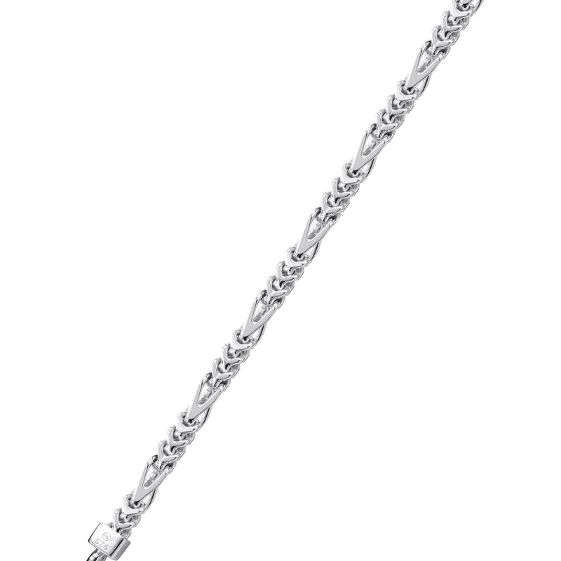 Silver Figaro Franco Bracelet