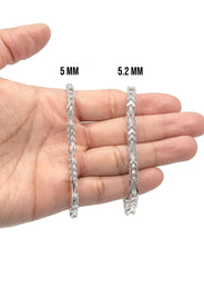 Silver Figaro Franco Bracelet