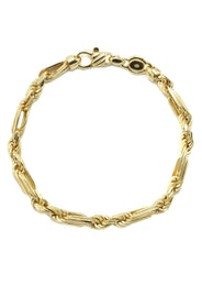 Silver Gold Figarope Bracelet