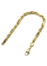 Silver Gold Figarope Bracelet