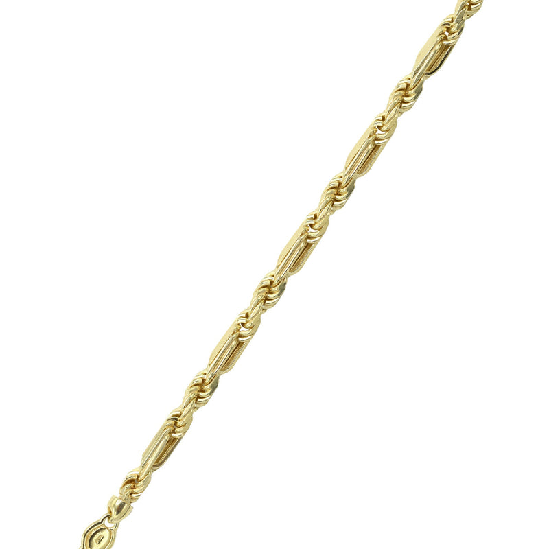 Silver Gold Figarope Bracelet