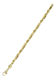 Silver Gold Figarope Bracelet