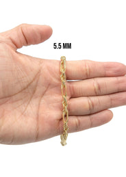 Silver Gold Figarope Bracelet