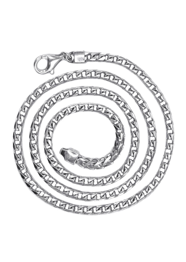 Silver Chain - Mens White Chain / Franco Chain
