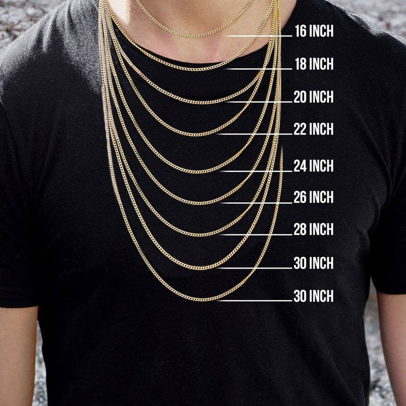 Mens Blue Diamond Gold Tennis Chain