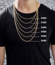 10K Yellow Gold  Nugget Cross Necklace | Appx. 13.7 Grams