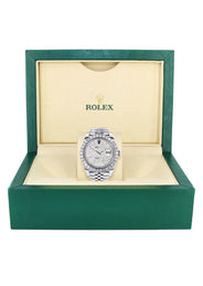 Rolex Datejust 41 Watch | 41 MM | Custom Full Diamond Dial | Jubilee Band