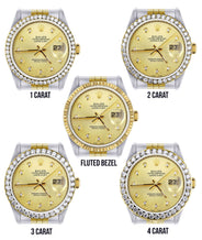 Gold Rolex Datejust Watch 16233 for Men | 36Mm | Gold Dial | Jubilee Band