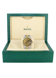 Womens Rolex Datejust Watch | 16233 | 36Mm | Gold Roman Numeral | Fluted Bezel | Jubilee Band