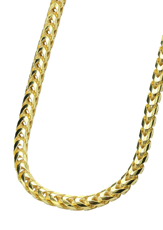 Silver Chain - Mens Gold Chain / Franco Chain / 3.5 MM