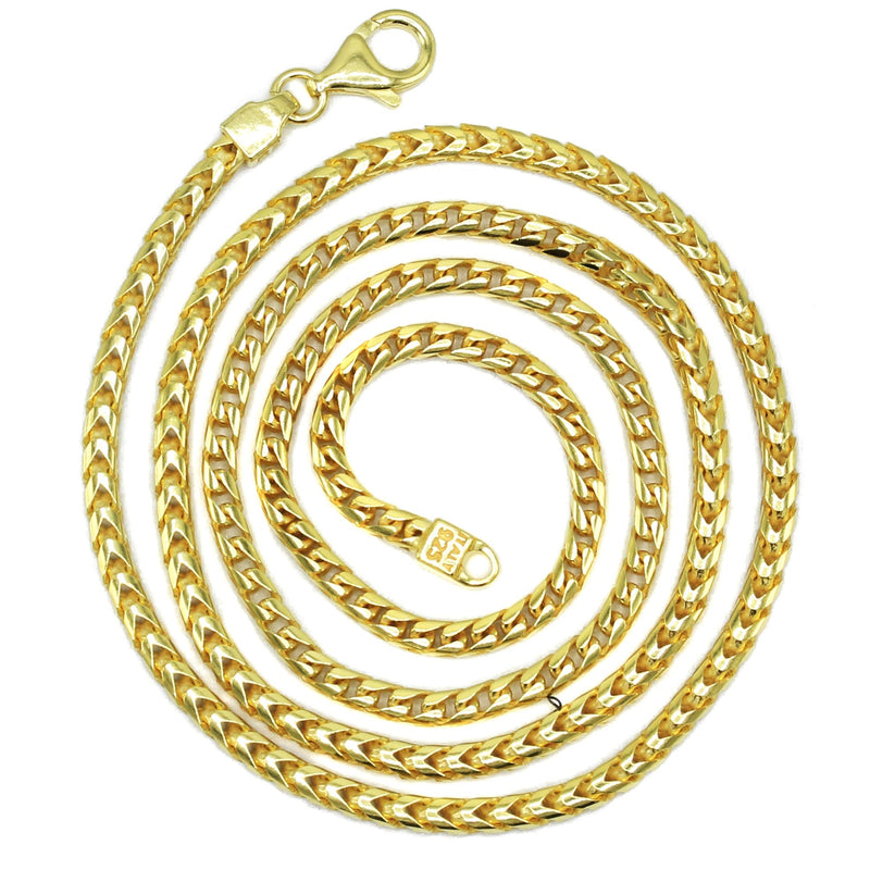 Silver Chain - Mens Gold Chain / Franco Chain