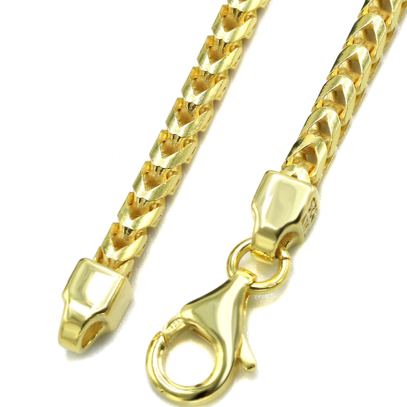 Silver Chain - Mens Gold Chain / Franco Chain