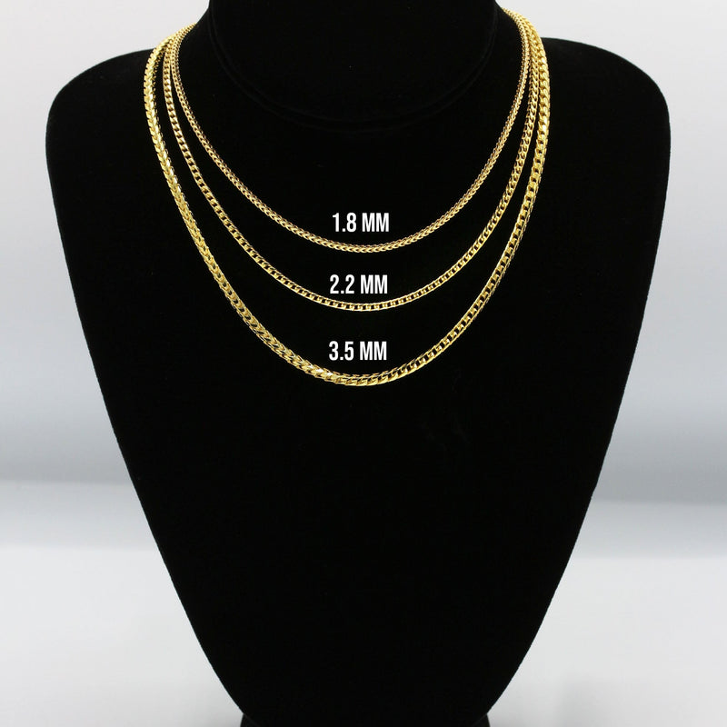Silver Chain - Mens Gold Chain / Franco Chain
