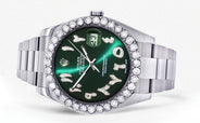 Rolex Datejust II Watch | 41 MM | Custom Green Arabic Dial | Oyster Band