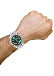 Rolex Datejust 41 Watch | 41 MM | Custom Green Arabic Diamond Dial | Jubilee Band
