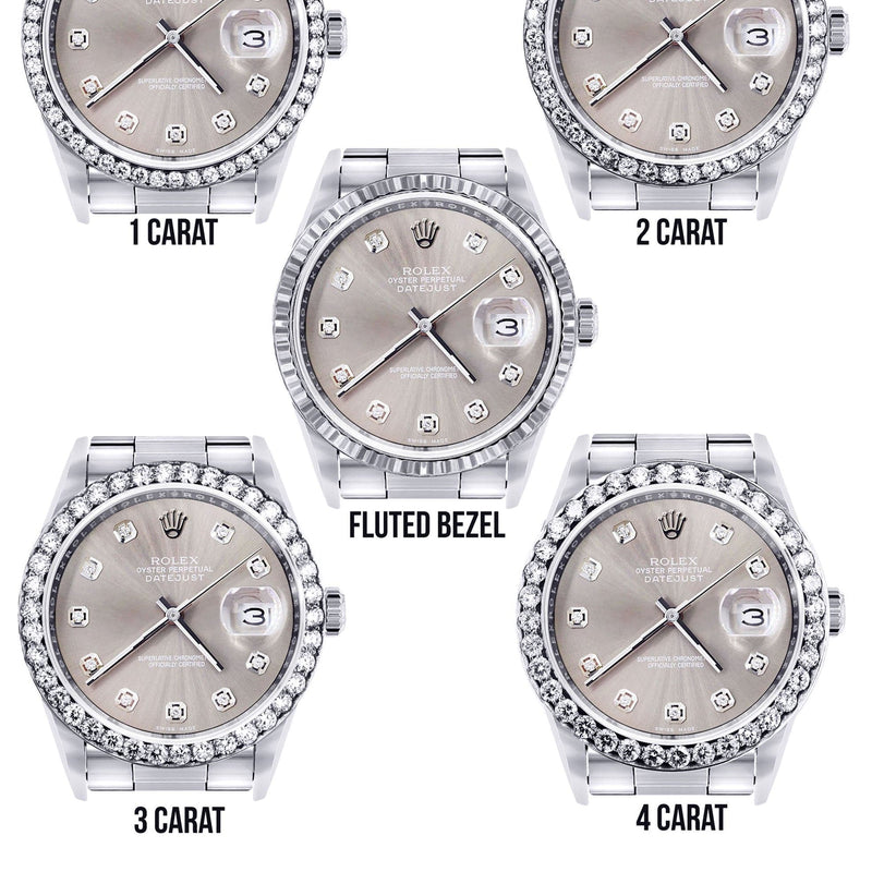 Mens Rolex Mens Watch Datejust 16200  | 36Mm | Grey Dial | Oyster Band