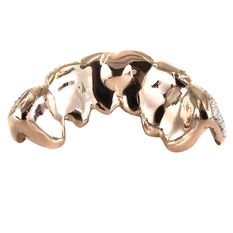 Gold 6 Teeth Full Diamond Grills