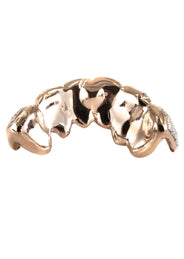 Gold 6 Teeth Full Diamond Grills