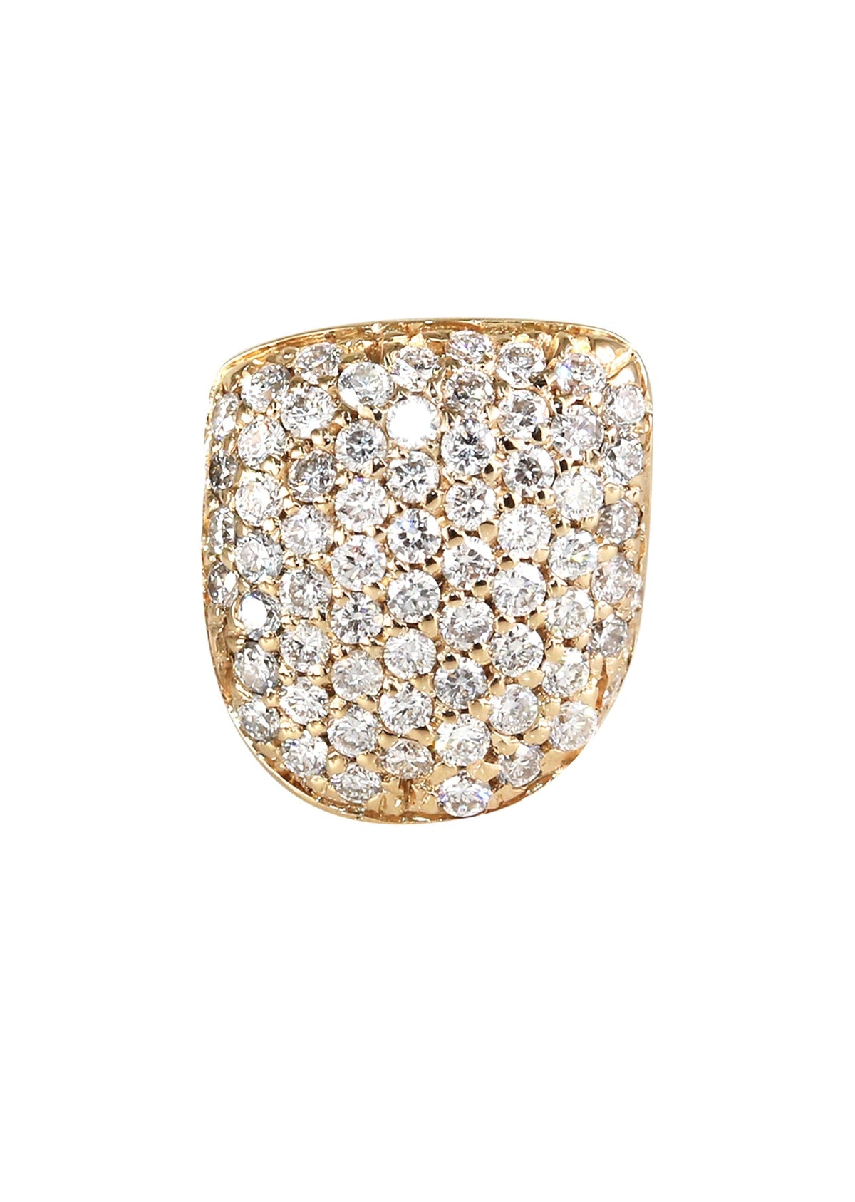 Gold And Diamond One Tooth Cap Grills