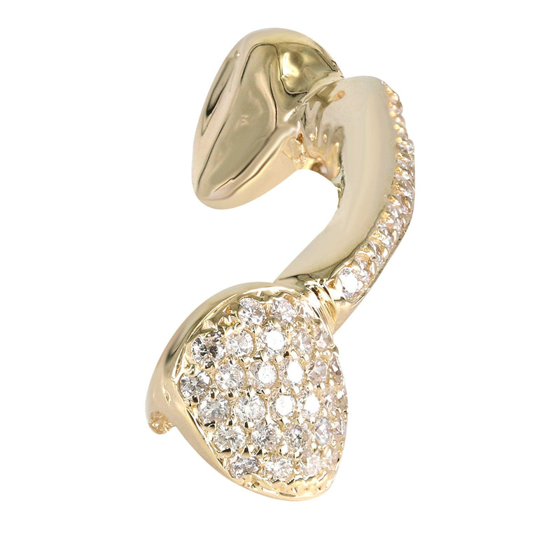 Gold 6 Teeth Full Diamond Bar Grills