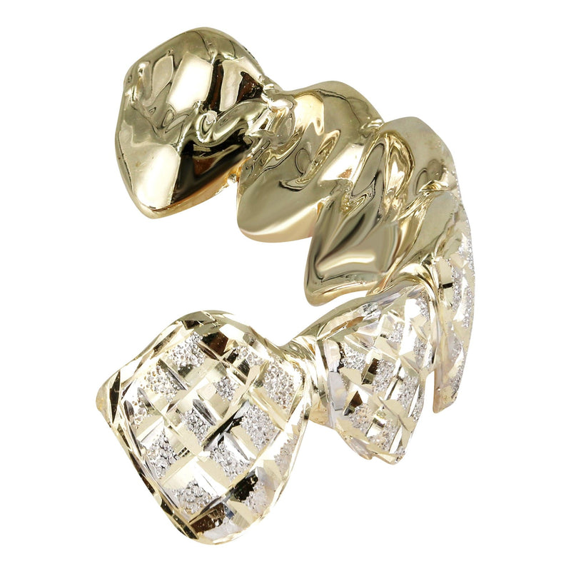 Gold 6 Teeth Diamond Dust Grillz