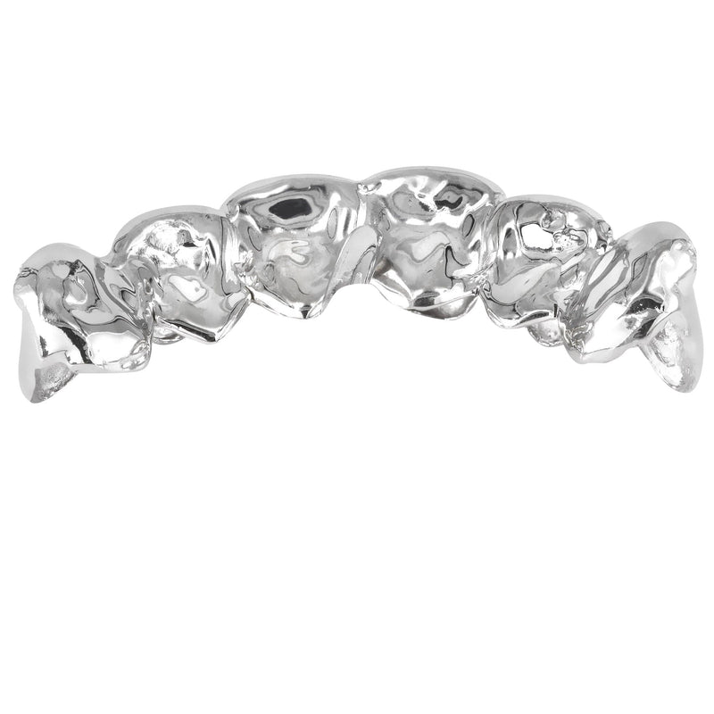 Gold 6 Teeth Diamond Line Grills