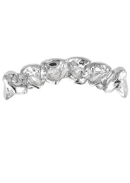 Gold 6 Teeth Diamond Line Grills