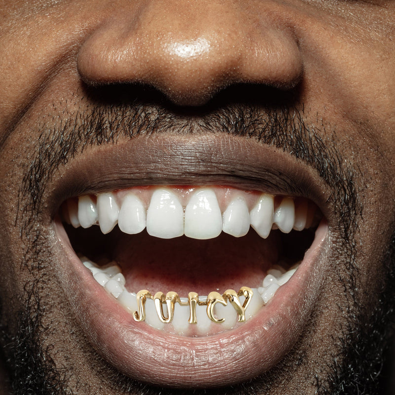 Gold 4 Teeth Custom Word Grillz