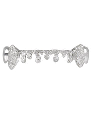 Gold 8 Teeth Diamond Drip Grills