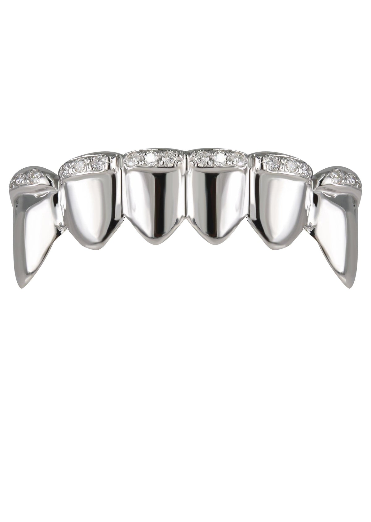 Gold 6 Teeth Diamond Grills