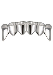 Gold 6 Teeth Diamond Grills