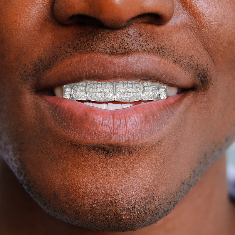 Gold 6 Teeth | 4 Diamond | 2 Teeth Diamond Cut Grills